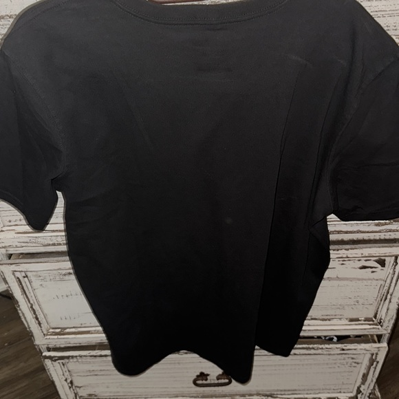 NWT carhartt womens X-Large black tee with white writing short sleeves size xl - Picture 2 of 5